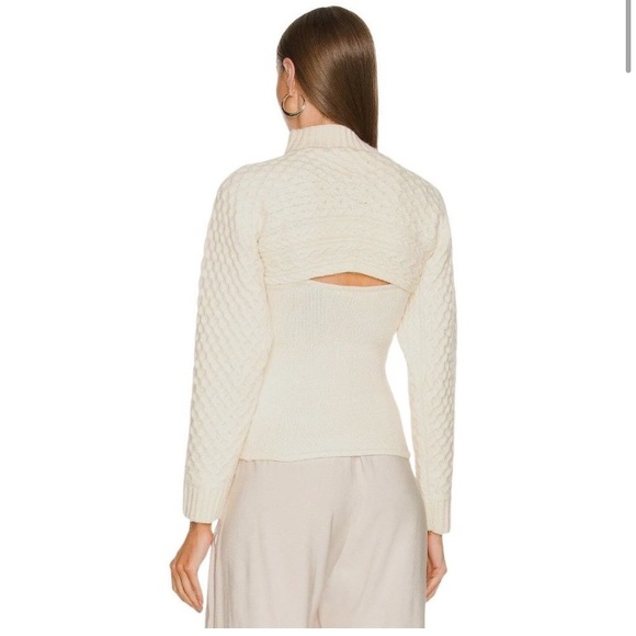 REVOLVE Sweaters New Revolve Knit Cable Arm Warmers Turtleneck